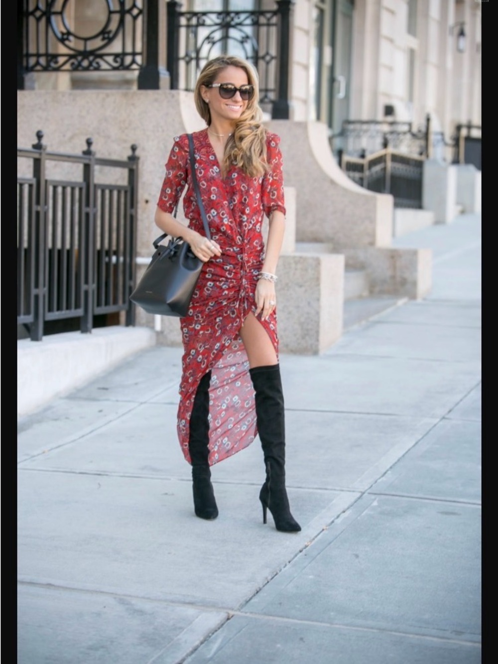 Veronica Beard Red Mariposa Dress